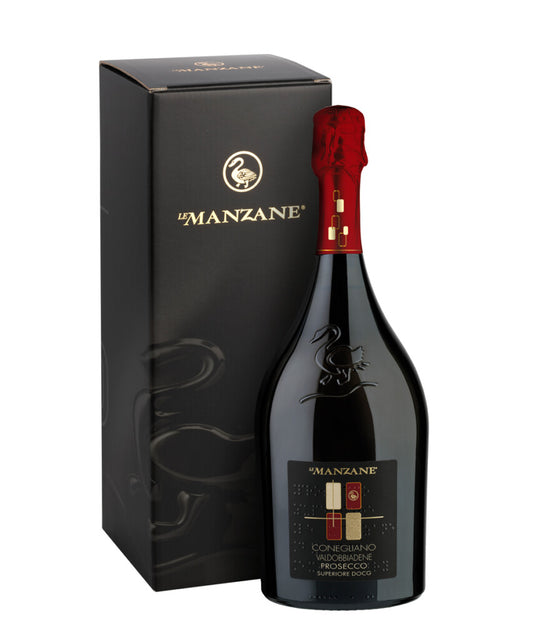 A bottle of Prosecco DOCG Extra Dry Magnum, Prosecco Superiore Valdobbiadene, 1,5 l, Le Manzane, Prosecco World